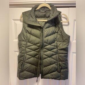 Green North Face Vest